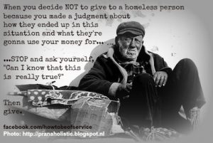 homeless person
