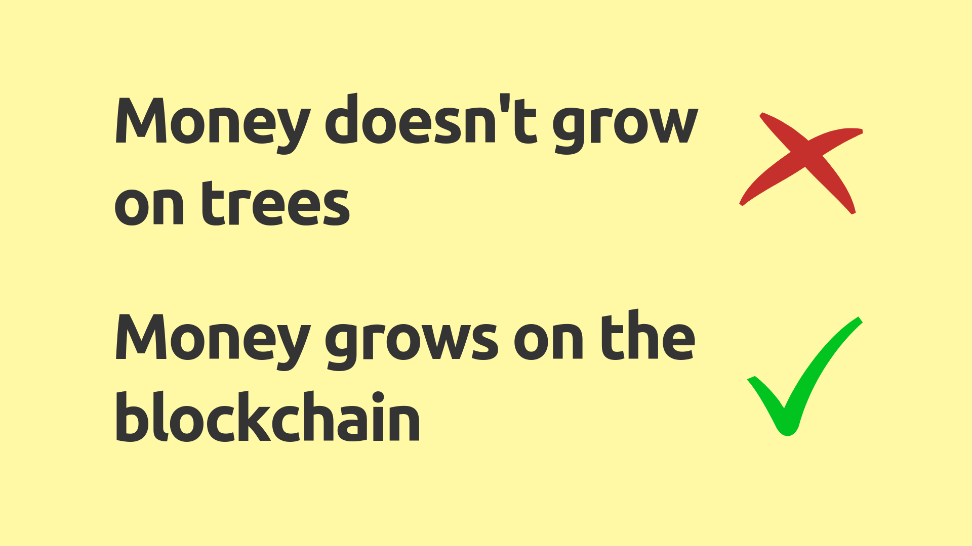 money doesn't grow on trees - where does the money come from on the blockchain
